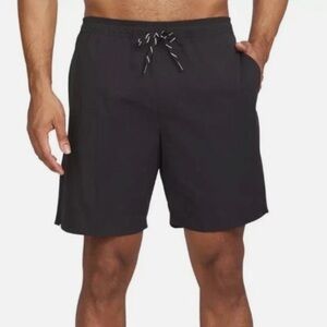 Land's End Men's Swim Short UPF 50+ Black Size L